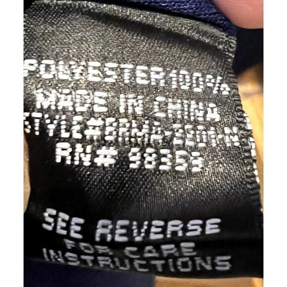 Rhapsody Dress Racerback Print Dress Blue Women's Size Small 100% Polyester Styl - Picture 4 of 5